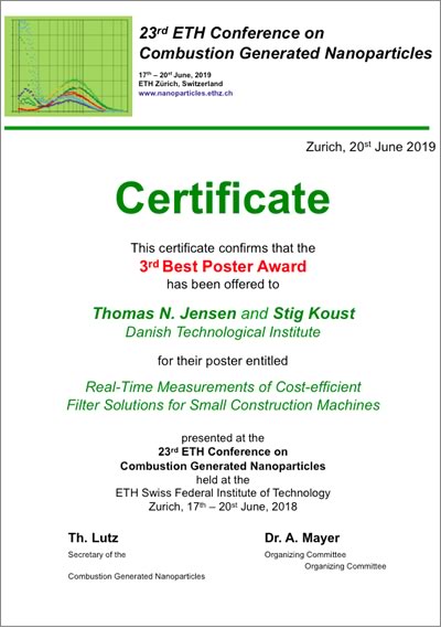 Certificate, 3rd price