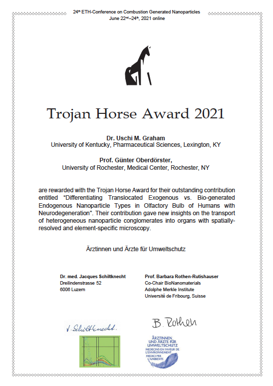 Trojan Horse Award 2021